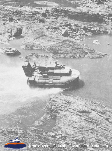 SRN5 in the Tropics -  (credit: The <a href='http://www.hovercraft-museum.org/' target='_blank'>Hovercraft Museum Trust</a>).